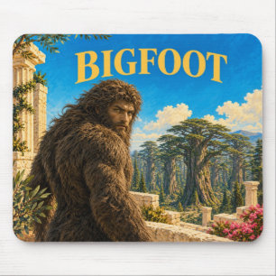 Tapis De Souris Bigfoot, monstre de fantasy gothique