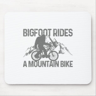 Tapis De Souris Bigfoot monte un VTT drôle de VTT cyclisme cyclist