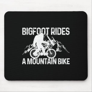 Tapis De Souris Bigfoot monte un VTT drôle de VTT de cyclisme cycl