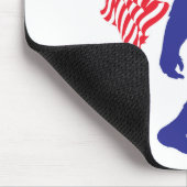Tapis De Souris Bigfoot porte le drapeau américain (Coin)