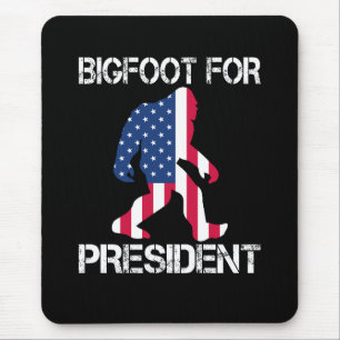 Tapis De Souris Bigfoot pour président drôle Bigfoot