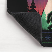 Tapis De Souris Bigfoot Santa Ufo Alien Funny Ugly Christmas Sweat (Coin)