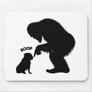 Tapis De Souris Bigfoot Sasquatch Bulldog Nez Boop