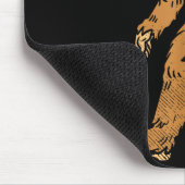 Tapis De Souris Bigfoot Sasquatch Heart With Arrow Funny Valentine (Coin)