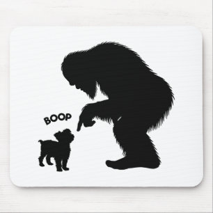 Tapis De Souris Bigfoot Sasquatch Yorkshire Terrier Nez Boop