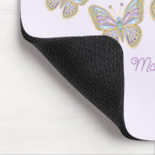 Tapis De Souris Bijoux Papillons Purple Blue Gold (Coin)
