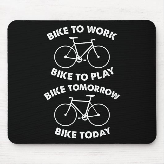 Tapis De Souris Bike Forever - Cyclisme Cool (Devant)