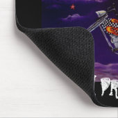 Tapis De Souris Biker Babe Mousepad (Coin)
