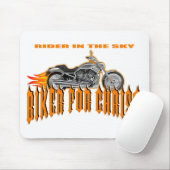 Tapis De Souris Biker pour Christ (Avec souris)