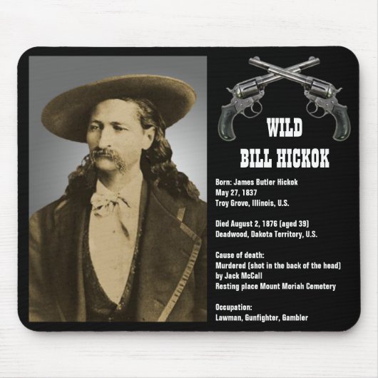Tapis De Souris Bill Hickok Mousepad (Devant)
