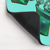 Tapis De Souris BILL~ vert multiple ~ BIZARRE fractal ~ (Coin)