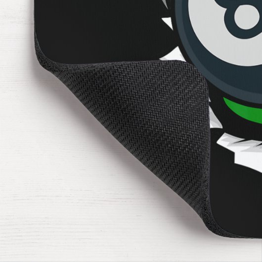 Tapis De Souris Billard amusant ongles Art Billard Jouer Piscine P (Coin)