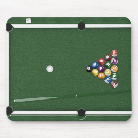 Tapis De Souris billard avec billard (Devant)