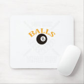 Tapis De Souris Billard Drôle J'Ai Plus Que Toi (Avec souris)