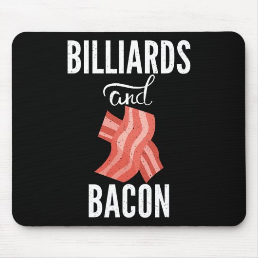 Tapis De Souris Billard Et Bacon Lover Pool Billard (Devant)