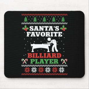 Tapis De Souris Billard Joueur Bal Noël laid Christma