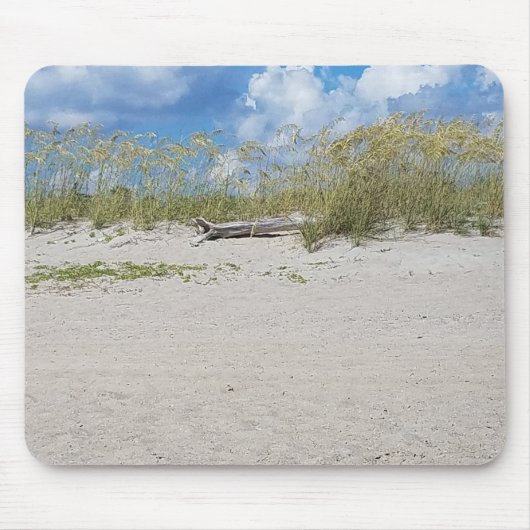 Tapis De Souris bille de plage mousepad (Devant)
