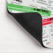 Tapis De Souris Billets d'avion (Coin)