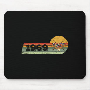 Tapis De Souris Billiards Billiard-gamer Vintage 1969 Poo d'annive