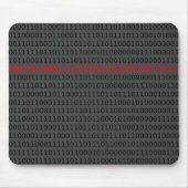 Tapis De Souris Binary Computer Code Programmeur Enseignant 0 et 1 (Devant)