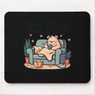 Tapis De Souris Binge Regarder Modie Activé Funny Movie Maratho