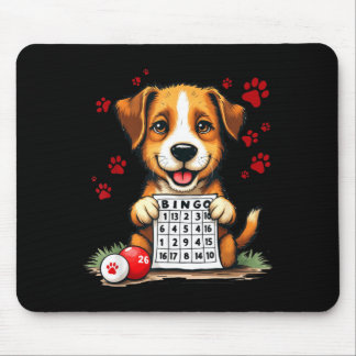 Tapis De Souris Bingo et chien Amusant Cadeau d'amour de Bingo et
