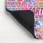 Tapis De Souris Bio Nuage de Mots Texte Modèle Biodiversité (Coin)