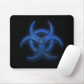 Tapis De Souris Biohazard bleu (Avec souris)