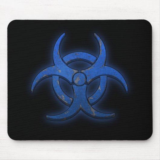 Tapis De Souris Biohazard bleu (Devant)