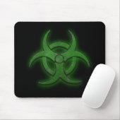 Tapis De Souris Biohazard vert (Avec souris)