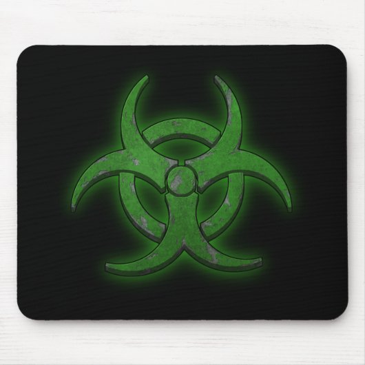 Tapis De Souris Biohazard vert (Devant)