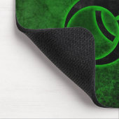 Tapis de souris Biohazard Vert & Noir (Coin)