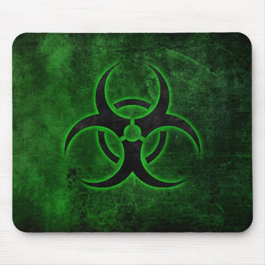 Tapis de souris Biohazard Vert & Noir (Devant)