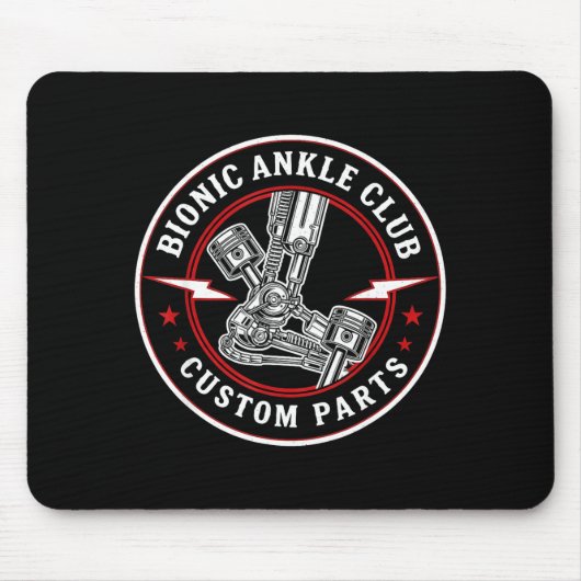 Tapis De Souris Bionic Ankle Replacement Recovery Bionic Ankle Sur (Devant)