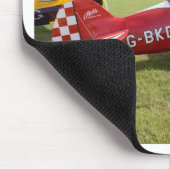 Tapis De Souris Biplan rouge (Coin)