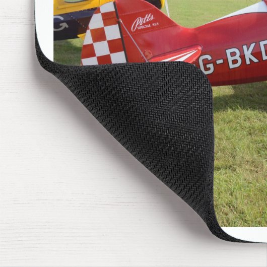 Tapis De Souris Biplan rouge (Coin)