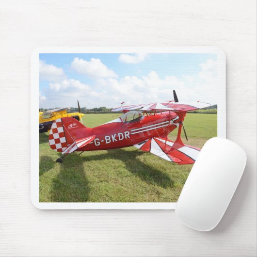 Tapis De Souris Biplan rouge (Avec souris)