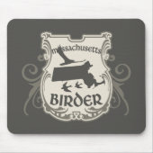 Tapis De Souris Birder du Massachusetts (Devant)