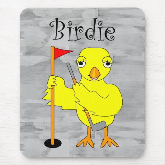 Tapis De Souris Birdie Golfer Chick (Devant)