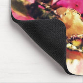 Tapis De Souris Birdies de fleur (Coin)