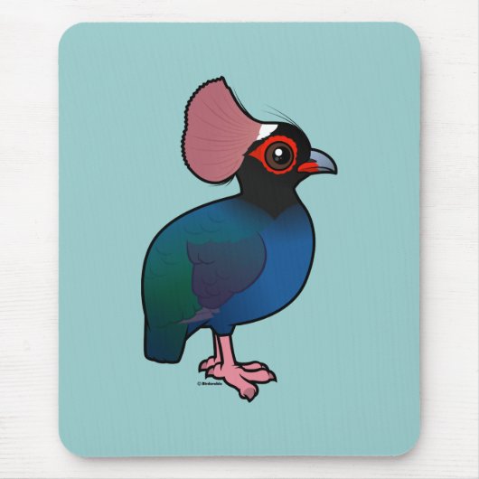 Tapis De Souris Birdorable Crested la perdrix (Devant)