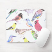 Tapis De Souris Birds of America- pets and wild birds mosaic (Avec souris)