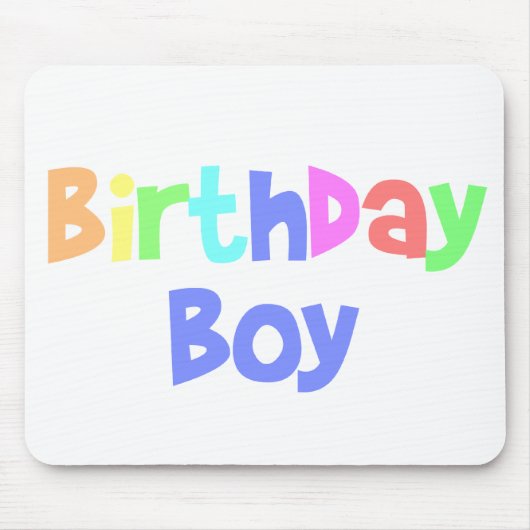 Tapis De Souris Birthday Boy (Devant)