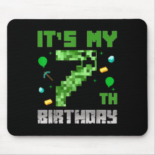 Tapis De Souris Birthday Boy Shirt It My 7th Birthday Video Game