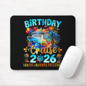 Tapis De Souris Birthday Cruise 2026 Making Memories Together Fami (Avec souris)