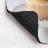 Tapis De Souris Birthday Cupcake with Candle (Coin)