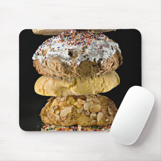 Tapis De Souris Biscuits dans une pile (Avec souris)