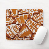 Tapis De Souris Biscuits en pain d'épices de Noël (Avec souris)