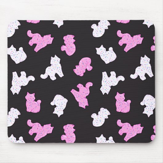Tapis De Souris Biscuits foncés Mousepad de Kitty (Devant)