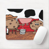 Tapis De Souris Biscuits lait de Milkin et conception de biscuits (Avec souris)